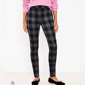 Loft Tall Buffalo Plaid Ponte Legging